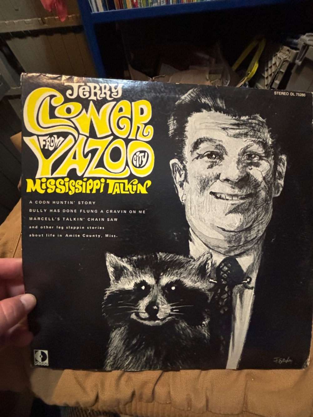 Jerry Clower From Yazoo City - Mississippi Talkin' LP Vinyl Record 1971